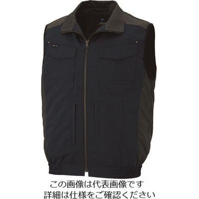 アイトス 空調服用ベスト(空調服TM) ネイビー S AZ30697-008-S 1着 213-8984（直送品）