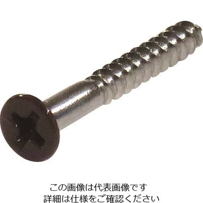 ダイドーハント ネジカラー ステンレス 木ねじ 皿頭 3.1x25茶(16本) 10179116 1パック(16本) 146-6422（直送品）