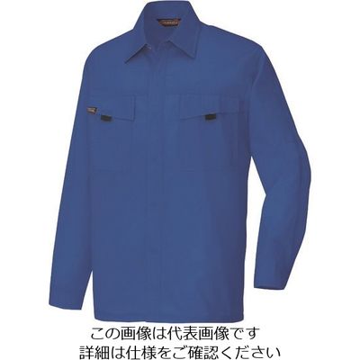 アイトス 長袖シャツ(男女兼用)(薄地) ロイヤルブルー 5L 5575-006-5L 1着 143-1578（直送品）