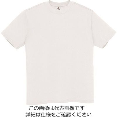 アイトス Tシャツ(男女兼用) ホワイト XL MT180-001-XL 1着 145-0800（直送品）