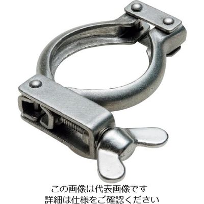 フジトク 低圧クランプ 2.5s ステンレス SUS304 サニタリー Z2L-2.5S 1個 111-8521（直送品）