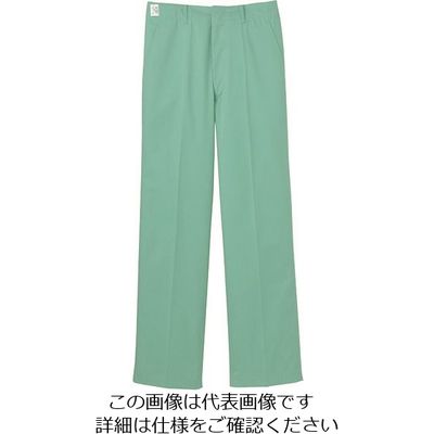 サーヴォ サンペックス 男ズボングリーン抗菌防 US-2621-105 1着 203-5572（直送品）