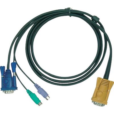 ATEN PS/2 KVMケーブル SPHDタイプ 10m 2L-5210P 1本 115-2048（直送品）