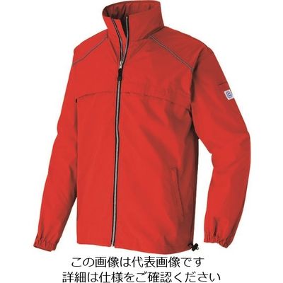 アイトス エコジャケット(男女兼用) レッド SS 726-009-SS 1着 144-0582（直送品）