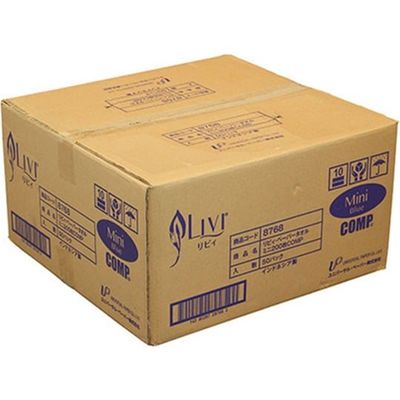 8768リビィ ペーパータオル ミニ 小判COMP 220×170mm (200枚×25個)×2包入 65-3863-93（直送品）