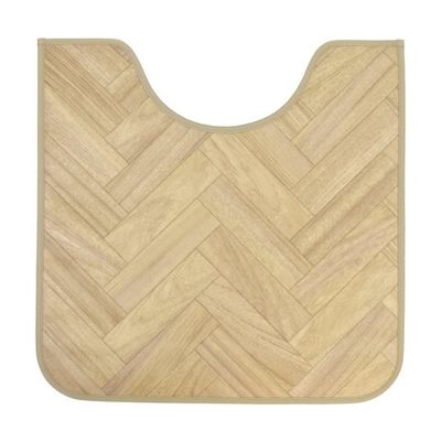 アズワン 拭けるマットシリーズ ヘリンボーン トイレマット 600×600mm(ミニ) 65-6890-31 1個（直送品）