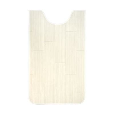 アズワン 拭けるマットシリーズ ホワイトアッシュ トイレマット 600×1000mm(ロング) 65-6890-47 1個（直送品）