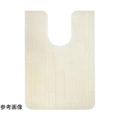 アズワン 拭けるマットシリーズ ホワイトアッシュ トイレマット 600×1000mm(耳長) 65-6890-48 1個（直送品）