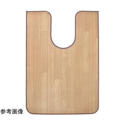 アズワン 拭けるマットシリーズ サクラブラウン トイレマット 800×1150mm(耳長) 65-6890-65 1個（直送品）