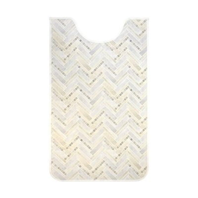 アズワン 拭けるマットシリーズ モザイクタイル トイレマット 600×1000mm(ロング) 65-6890-77 1個（直送品）