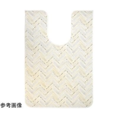 アズワン 拭けるマットシリーズ モザイクタイル トイレマット 800×1150mm(耳長) 65-6890-80 1個（直送品）