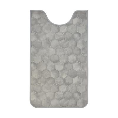 アズワン 拭けるマットシリーズ ハニカムストーン トイレマット 600×1000mm(ロング) 65-6890-92 1個（直送品）