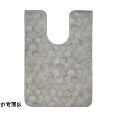 アズワン 拭けるマットシリーズ ハニカムストーン トイレマット 800×1300mm(耳長) 65-6890-96 1個（直送品）
