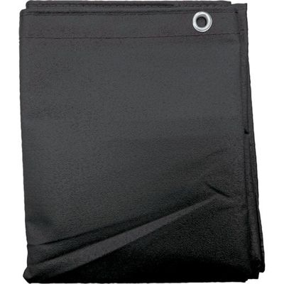 ユタカメイク シート トラックシート帆布 ブラック 1号 174×210cm H-BK1 1枚 569-1278（直送品）