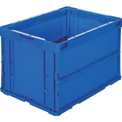 トラスコ中山 TRUSCO オリコン 折りたたみコンテナ50L ダークブルー CR-S50N2-DB 1個 654-8119（直送品）