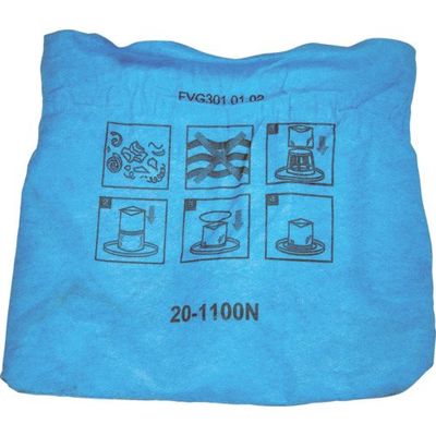 トラスコ中山 TRUSCO 業務用掃除機 乾湿両用クリーナーWDC800用布フィルター WDC-800FA 1個 653-1935（直送品）