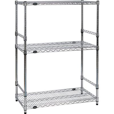 トラスコ中山 TRUSCO ステンレス製メッシュラック W605XD457XH1228 3段 サイドバー付 TSMSDB4243 1台（直送品）