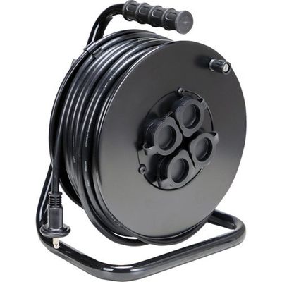 トラスコ中山 TRUSCO 電工ドラム ジェネラルリール30m 屋外用 ODL-30MBK 1台 666-1089（直送品）