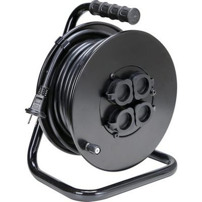 トラスコ中山 TRUSCO 電工ドラム ジェネラルリール15m 屋外用 ODL-15MBK 1台 666-1090（直送品）