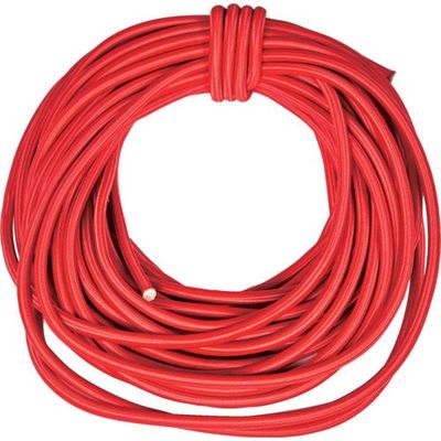 トラスコ中山 TRUSCO 丸ゴムロープ イージーロープ 6mmX15m 赤 ER715R-A 1本 659-0965（直送品）