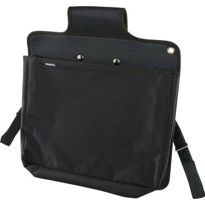 トラスコ中山 TRUSCO 台車バック マチ付き ブラック TOPDBCBK 1個 666-8377（直送品）