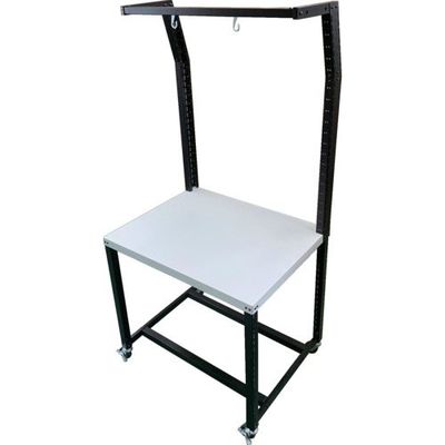 トラスコ中山 TRUSCO 拡張できるセル作業台 均等荷重50kg 900×700×H1890 キャスタータイプ TUR-10-C 1台（直送品）