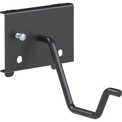 トラスコ中山 TRUSCO パンチングパネル用電気ドリルフック 1本爪 黒 SF-4-BK 1個 689-0832（直送品）