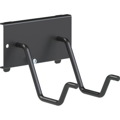 トラスコ中山 TRUSCO パンチングパネル用電気ドリルフック 2本爪 黒 SF-4W-BK 1個 689-0844（直送品）