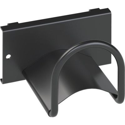 トラスコ中山 TRUSCO パンチングパネル用ホースフック 黒 SF-HF-BK 1個 689-0850（直送品）