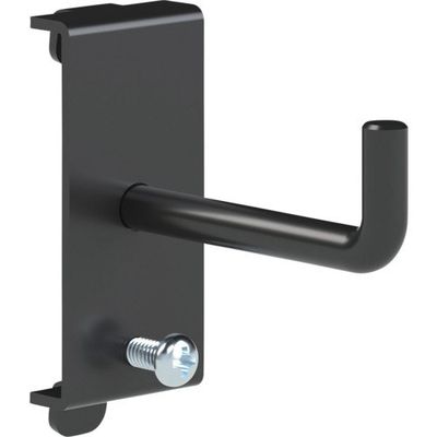 トラスコ中山 TRUSCO パンチングパネル用工具フック2穴掛け 1本爪 黒 SF-S-1-BK 1個 689-0846（直送品）