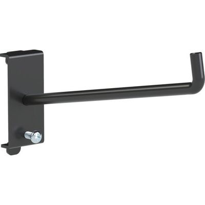 トラスコ中山 TRUSCO パンチングパネル用工具フック2穴掛け 1本爪ロング 黒 SF-S-1L-BK 1個 689-0839（直送品）