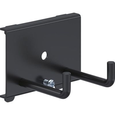 トラスコ中山 TRUSCO パンチングパネル用工具フック2本爪 黒 SF-1W-BK 1個 689-0840（直送品）