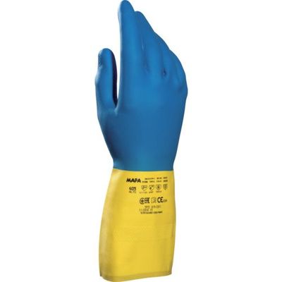 MAPA 耐薬品ゴム手袋 ALTO405 Mサイズ 34405218 1双 679-3025（直送品）