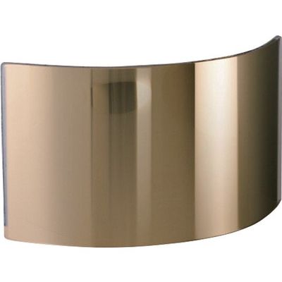 JUTEC 耐熱保護服 フード フリーサイズ用 ガラスバイザー ゴールド 150mm×250mm HWS1525G 1個 694-6417（直送品）
