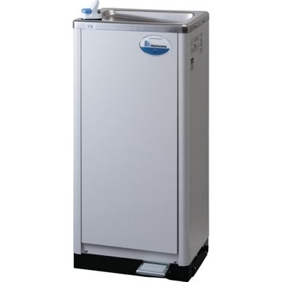 西山工業 ウォータークーラー 水道直結式 床置き低床型 自動洗浄機能付き 冷水専用 WMS-D51P2MINI 1台 684-5591（直送品）