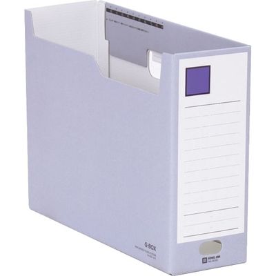 キングジム Ｇボックス 4033 A4E 青 4033アオ 1冊（直送品）