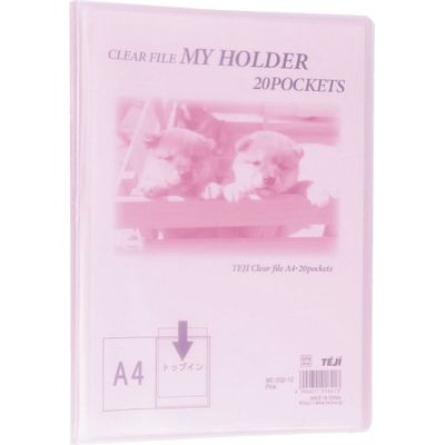 テージー マイホルダー20P MC202-12 A4S ピンク MC-202-12 1冊（直送品）