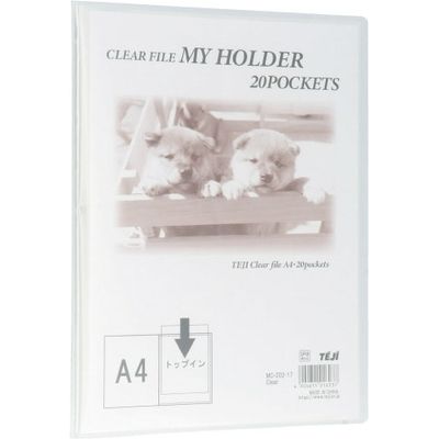テージー マイホルダー20P MC202-17 A4S クリア MC-202-17 1冊（直送品）