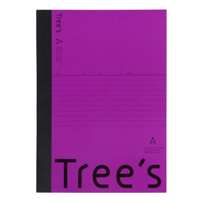 日本ノート Trees Ｂ５ Ａ罫 ３０枚 パープル UTR3APU 1冊（直送品）