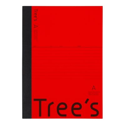 日本ノート Trees Ｂ５ Ａ罫 ３０枚 レッド UTR3AR 1冊（直送品）