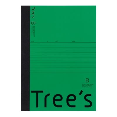 日本ノート Trees B5 B罫 30枚 グリーン UTR3BG 1冊（直送品）