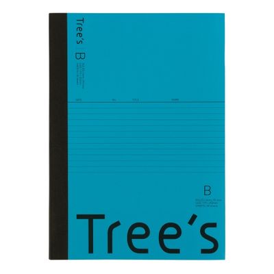 日本ノート Trees B5 B罫 30枚 ライトブルー UTR3BLB 1冊（直送品）