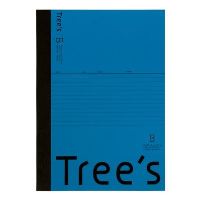 日本ノート Trees B5 B罫 30枚 ネイビー UTR3BNB 1冊（直送品）