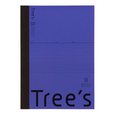 日本ノート Trees Ｂ５Ｂ罫３０枚ディープパープル UTR3BV 1冊（直送品）