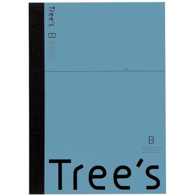 日本ノート Trees B5 B罫 50枚 ブルーグレー UTR5BGR 1冊（直送品）