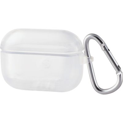 AirPods Proケース ソフトケース TPU カラビナ付き 背面RESETボタン クリア AVA-AP2UC2CR エレコム 1個（直送品）