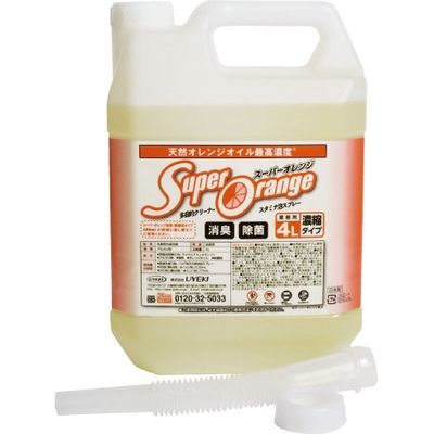 UYEKI スーパーオレンジ消臭除菌泡タイプ 詰替 4L　1本（直送品）