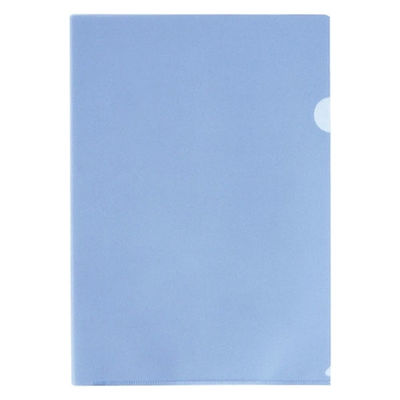 リヒトラブ クリヤーホルダー G6100-20 A4 青 100枚　1パック（直送品）