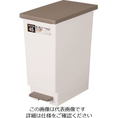 新輝合成 TONBO ネオカラー分別スリムペダル45 ブラウン 00956 1個 188-3381（直送品）