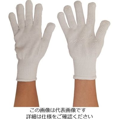 丸和ケミカル お徳用すべり止め手袋 Lサイズ 5双組 225-W 1組(5双) 224-9151（直送品）